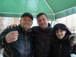 Вальдемар, Сергей и Лена...