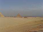 Египет. Каир. Вид на город через пирамиды, фото-2...