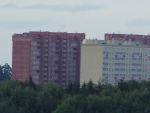 Вид из Дубков ВНИИССОКа на новые дома во Власихе